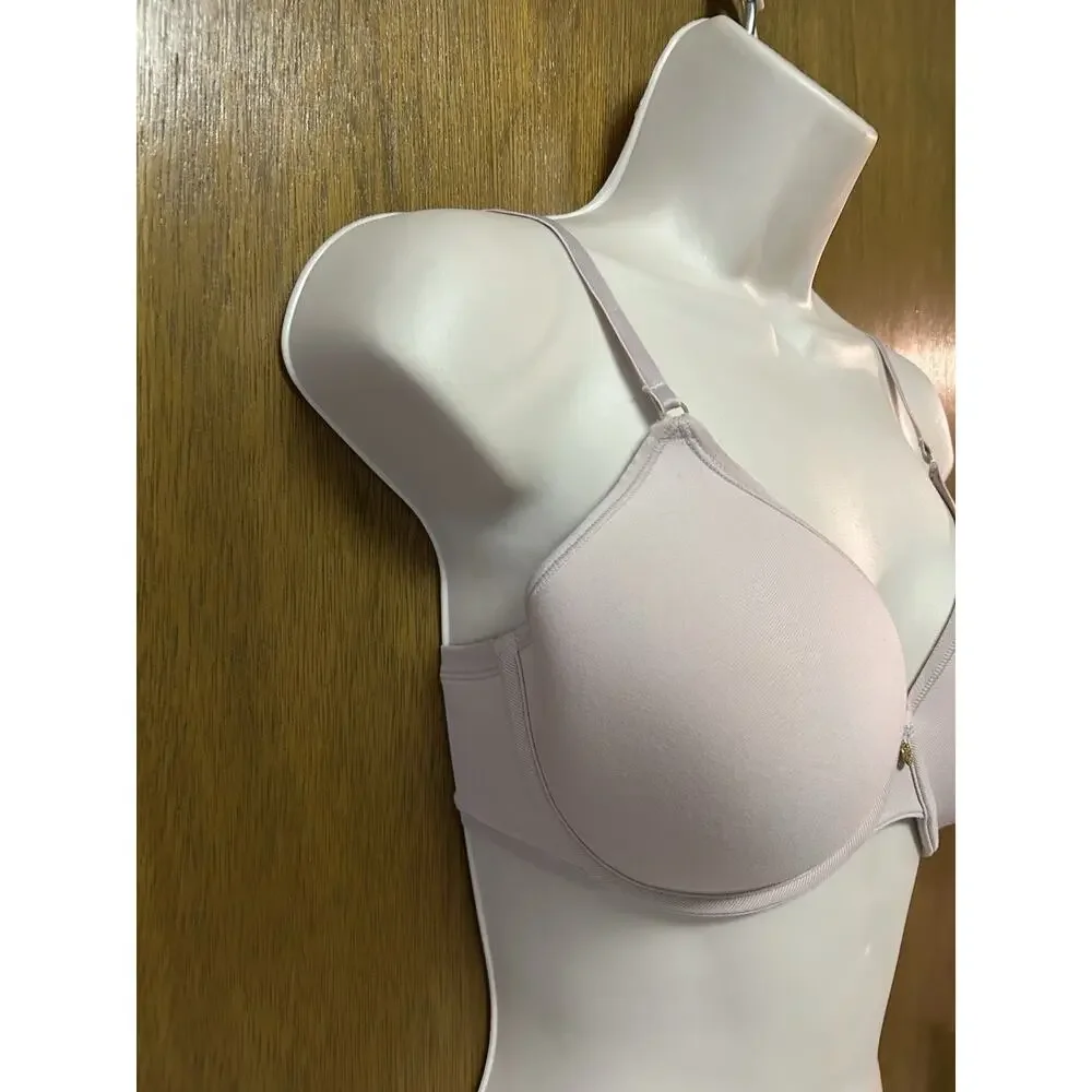Natori 32DD BRA T-Shirt Understated Smooth Contour Underwire 132025 Peach F25